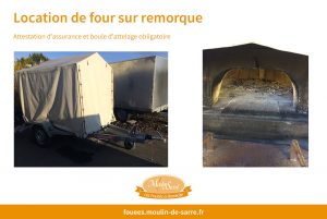 four a fouees sur remorque moulin de sarre